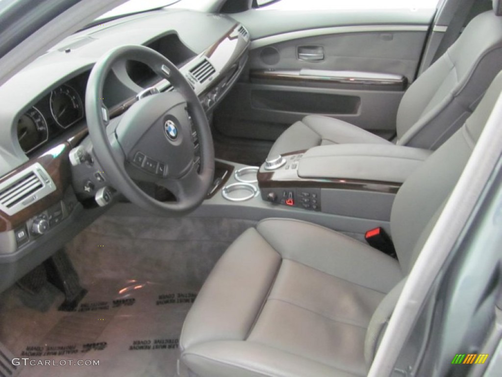 2008 7 Series 750Li Sedan - Titanium Grey Metallic / Flannel Grey photo #7