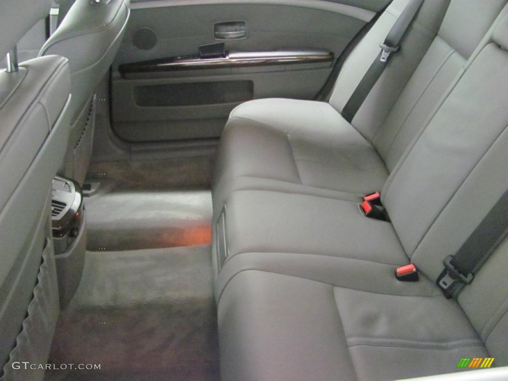 2008 7 Series 750Li Sedan - Titanium Grey Metallic / Flannel Grey photo #10