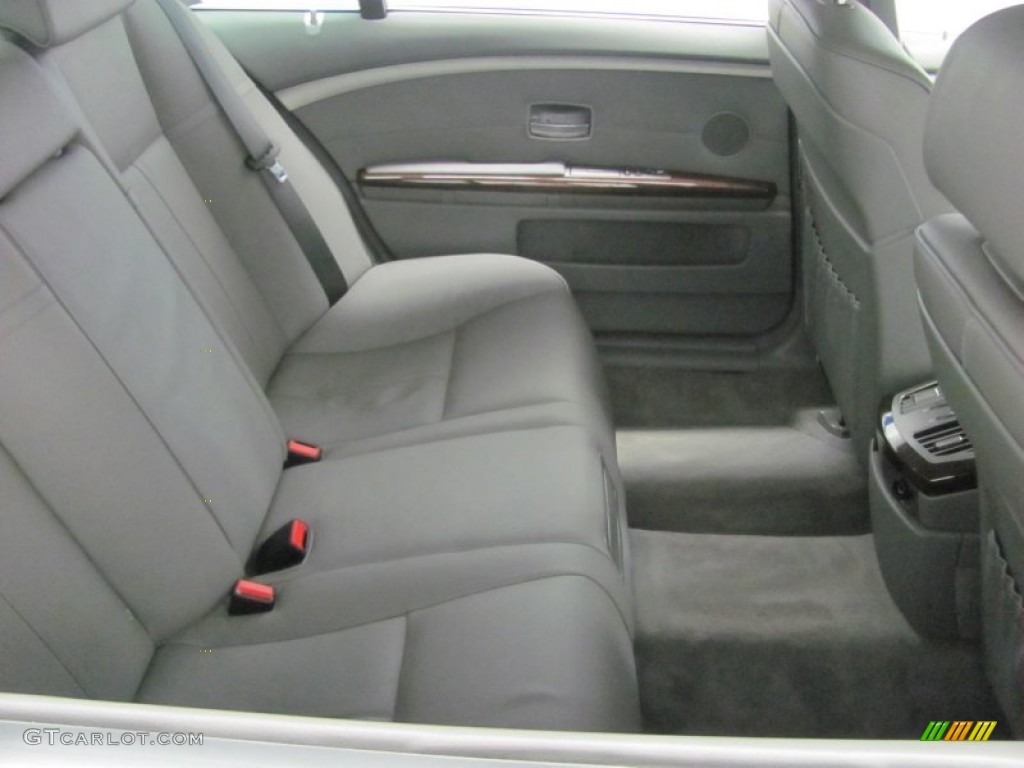 2008 7 Series 750Li Sedan - Titanium Grey Metallic / Flannel Grey photo #12