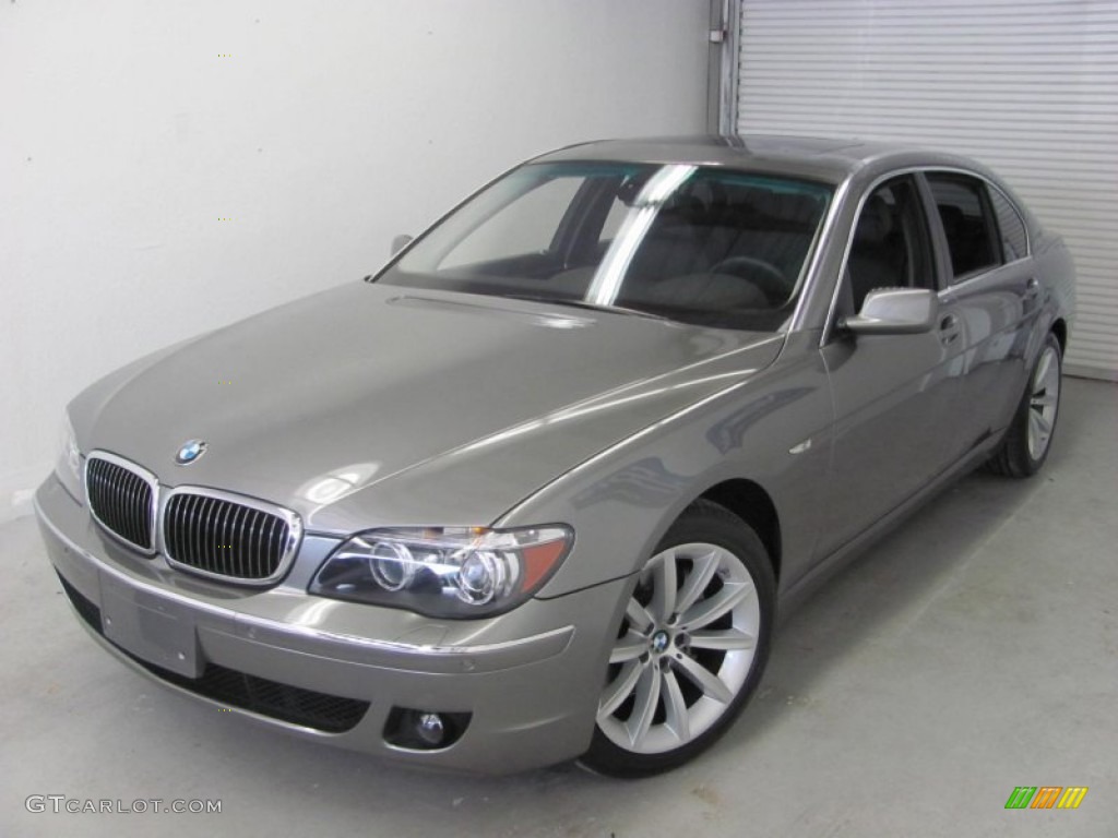 2007 7 Series 750Li Sedan - Sterling Grey Metallic / Black photo #3