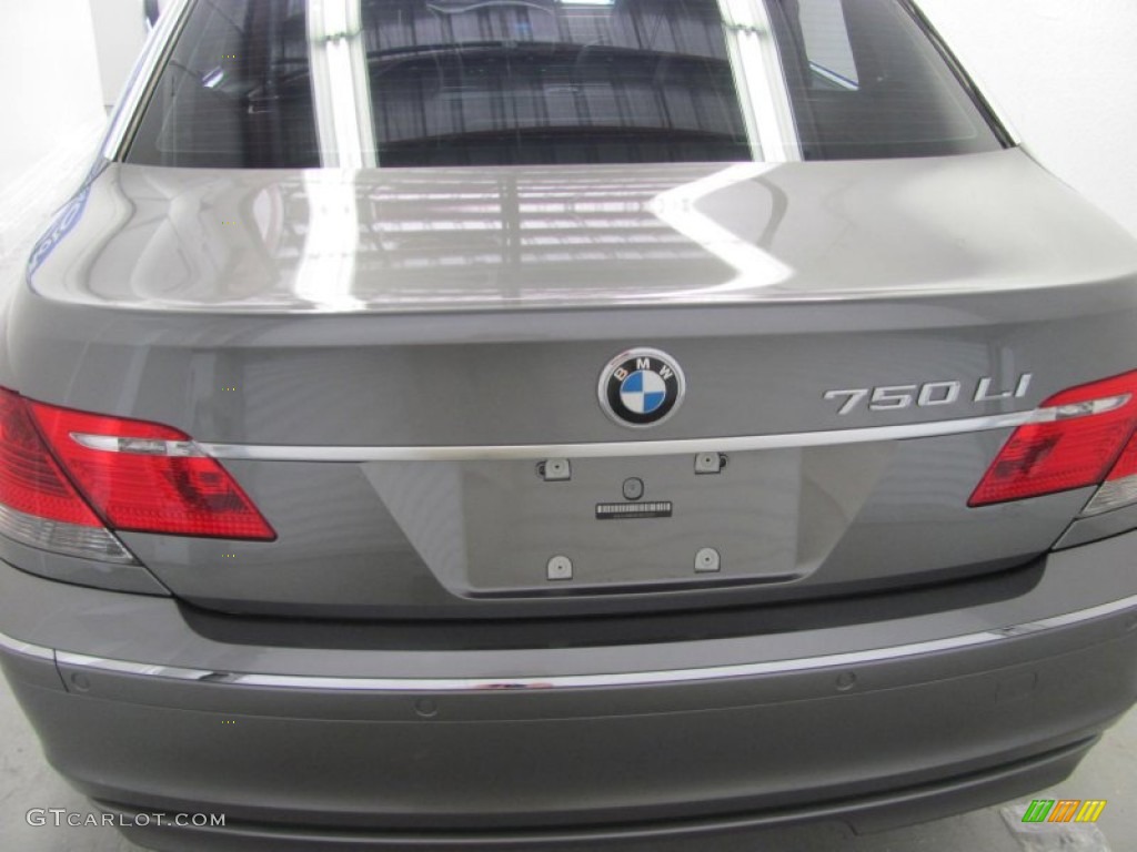 2007 7 Series 750Li Sedan - Sterling Grey Metallic / Black photo #5