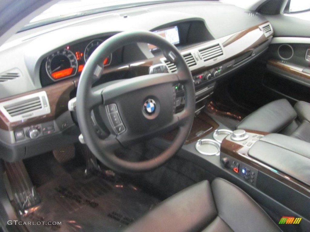 2007 7 Series 750Li Sedan - Sterling Grey Metallic / Black photo #8