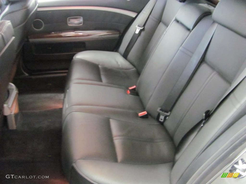 2007 7 Series 750Li Sedan - Sterling Grey Metallic / Black photo #10