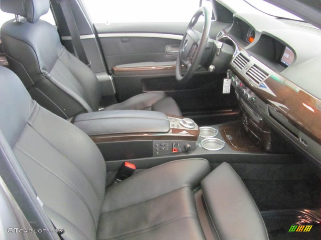 2007 7 Series 750Li Sedan - Sterling Grey Metallic / Black photo #11