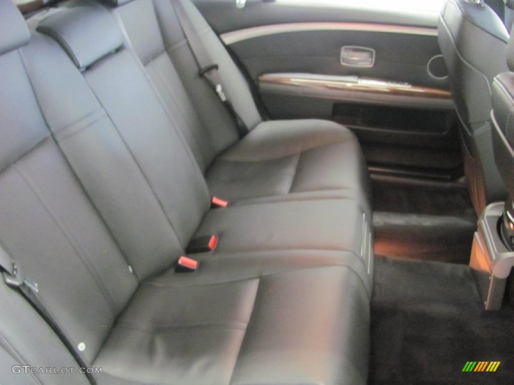 2007 7 Series 750Li Sedan - Sterling Grey Metallic / Black photo #12
