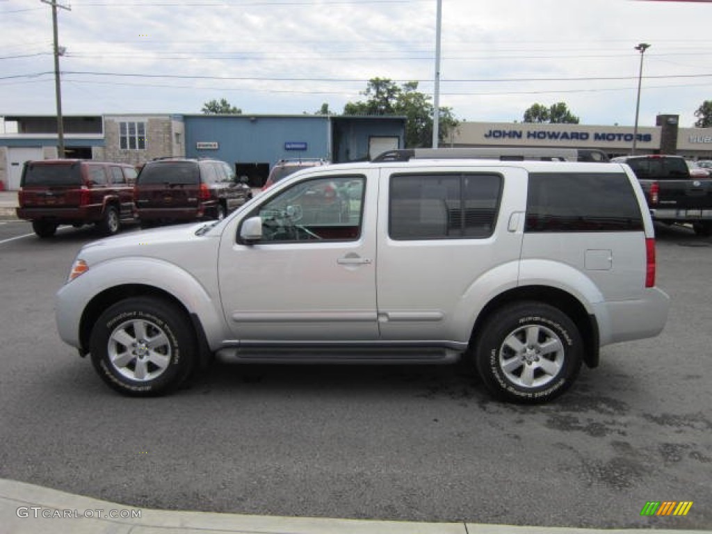 Silver Lightning Metallic 2010 Nissan Pathfinder SE 4x4 Exterior Photo #54007502