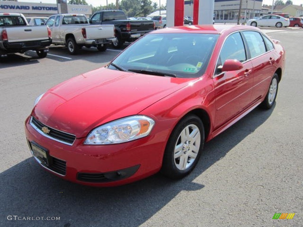 2010 Impala LT - Victory Red / Ebony photo #7