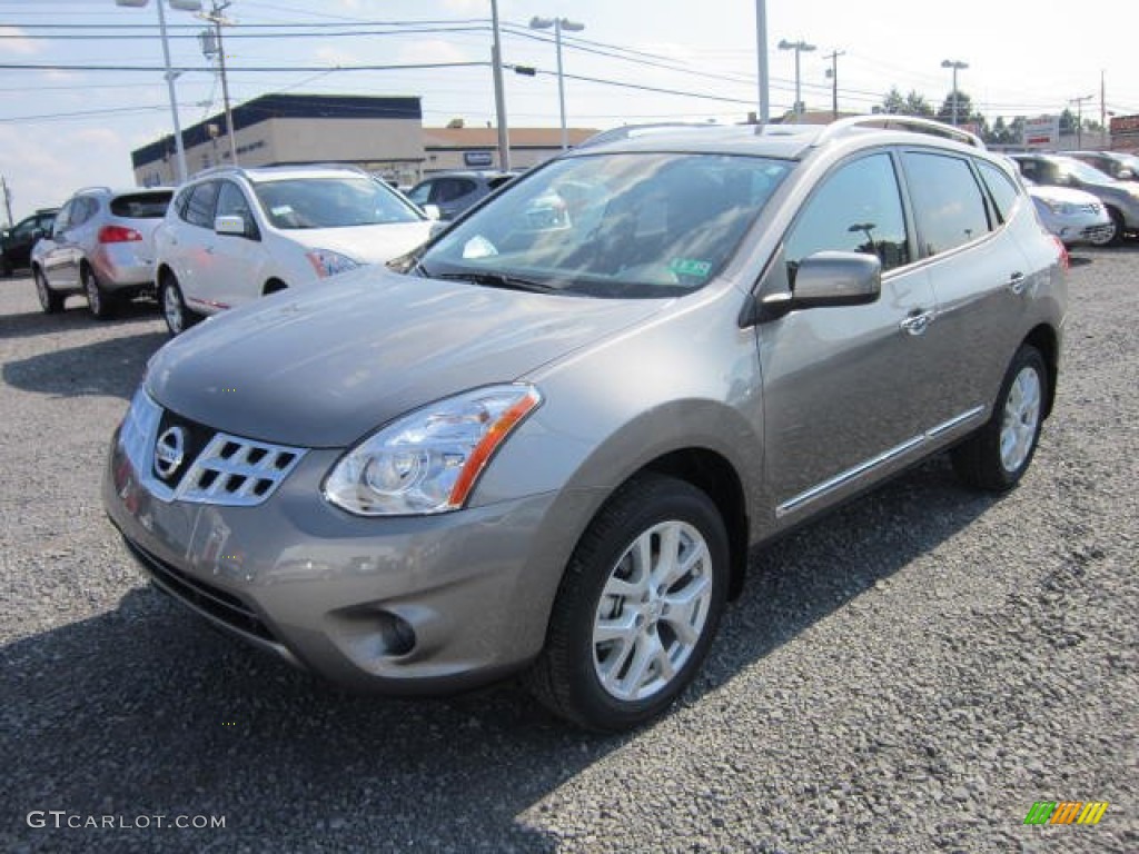 2011 Rogue SL AWD - Platinum Graphite / Black photo #3