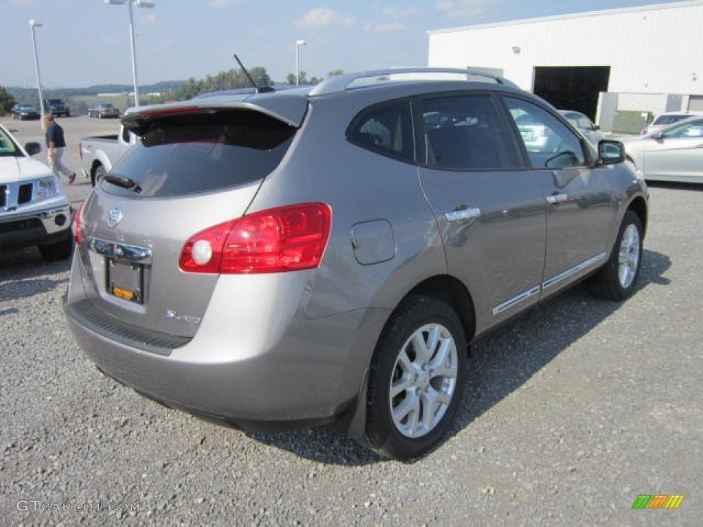 2011 Rogue SL AWD - Platinum Graphite / Black photo #6