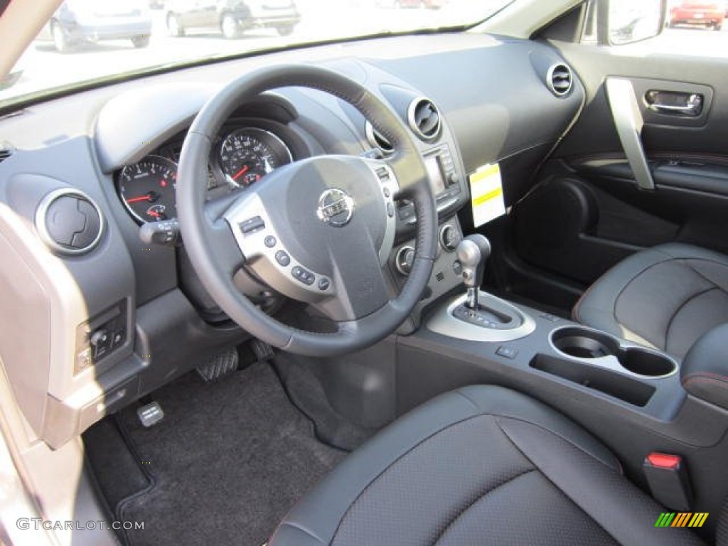 2011 Rogue SL AWD - Platinum Graphite / Black photo #15