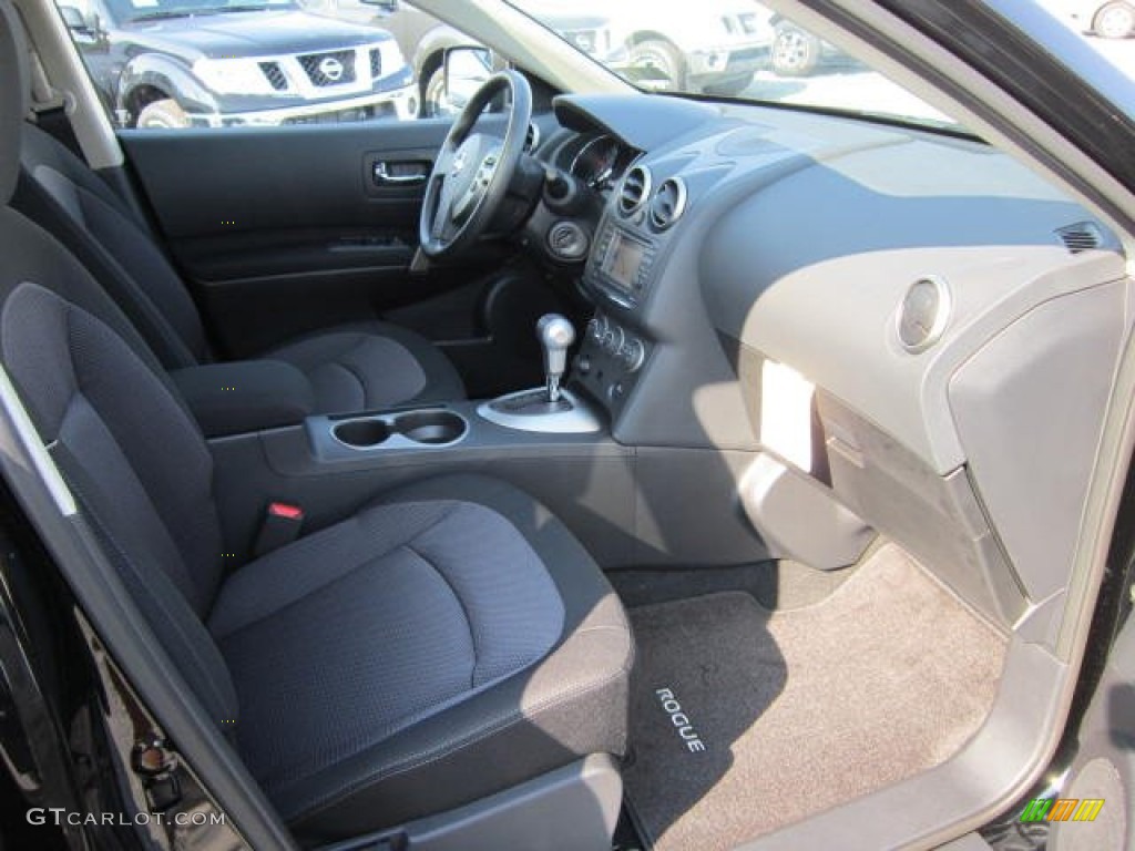 2011 Rogue SV AWD - Wicked Black / Black photo #9