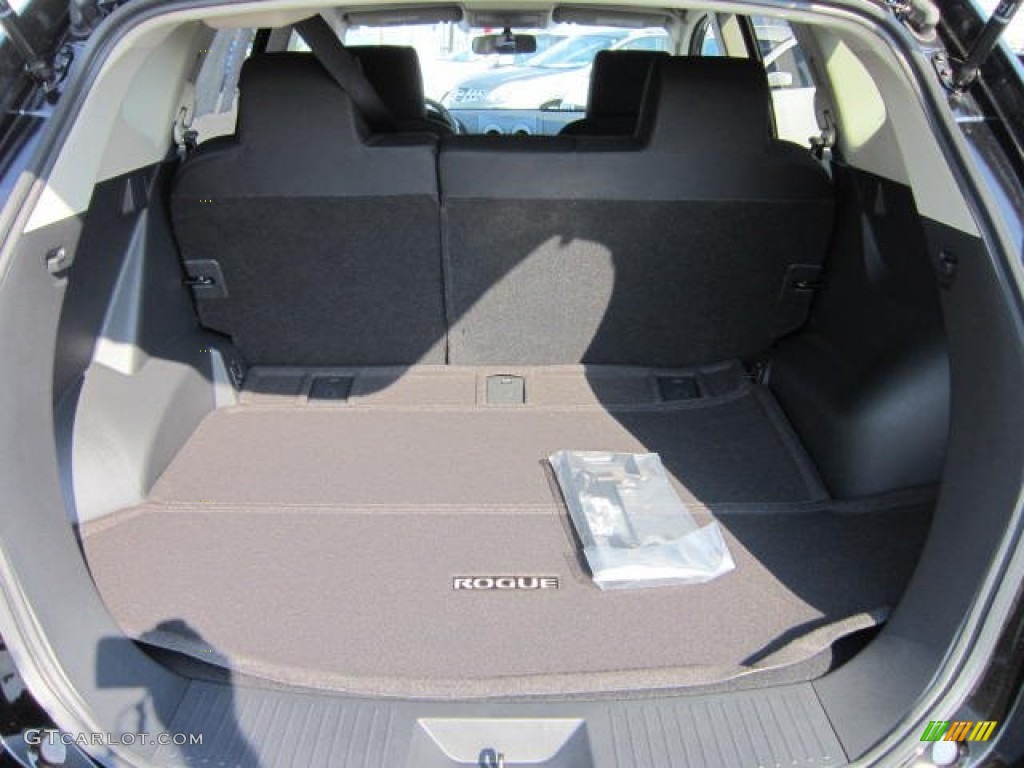 2011 Rogue SV AWD - Wicked Black / Black photo #12