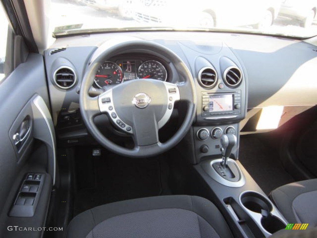 2011 Rogue SV AWD - Wicked Black / Black photo #14