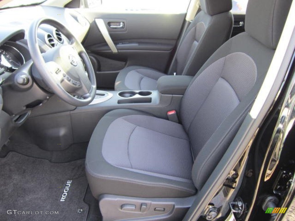 2011 Rogue SV AWD - Wicked Black / Black photo #15
