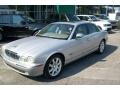 Platinum Silver Metallic 2004 Jaguar XJ Vanden Plas Exterior