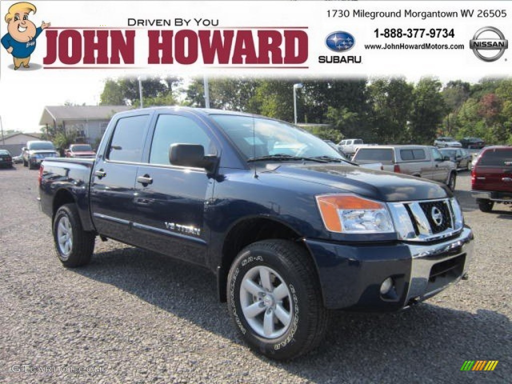 Navy Blue Nissan Titan