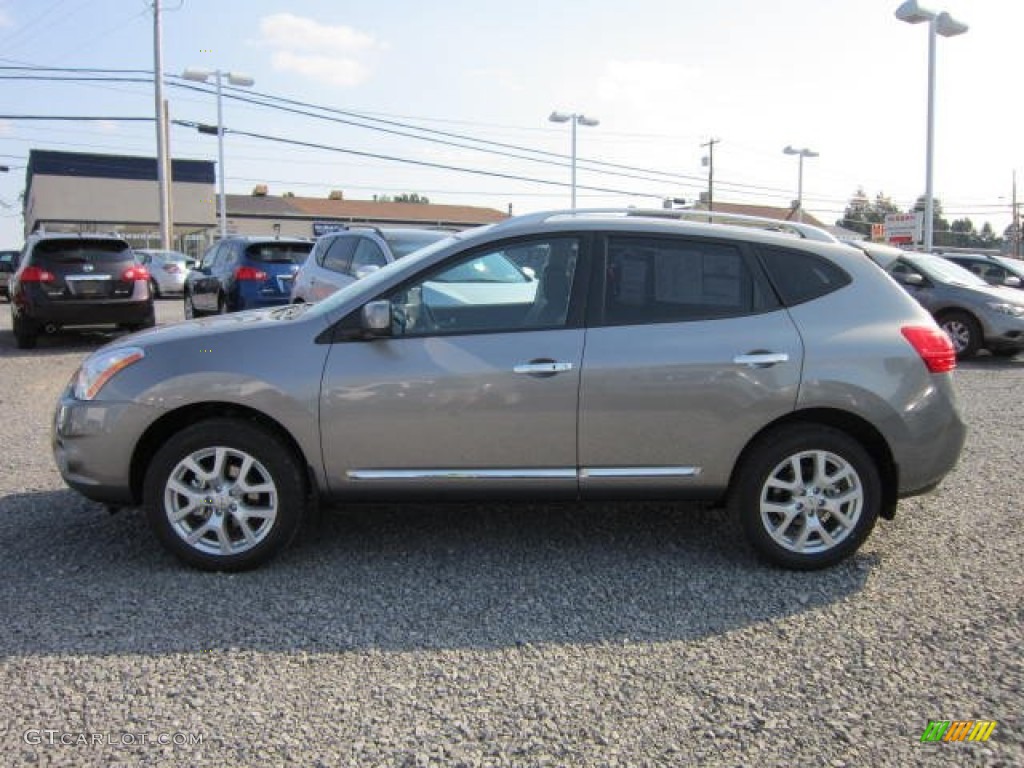 2011 Rogue SL AWD - Platinum Graphite / Black photo #4