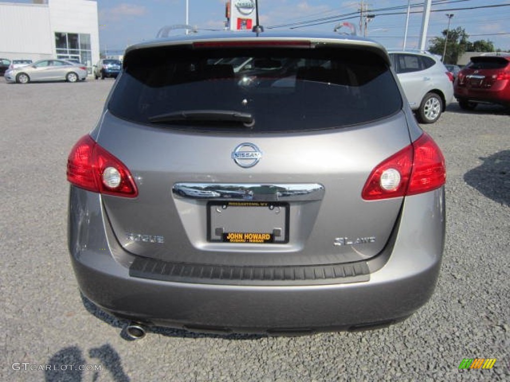 2011 Rogue SL AWD - Platinum Graphite / Black photo #6