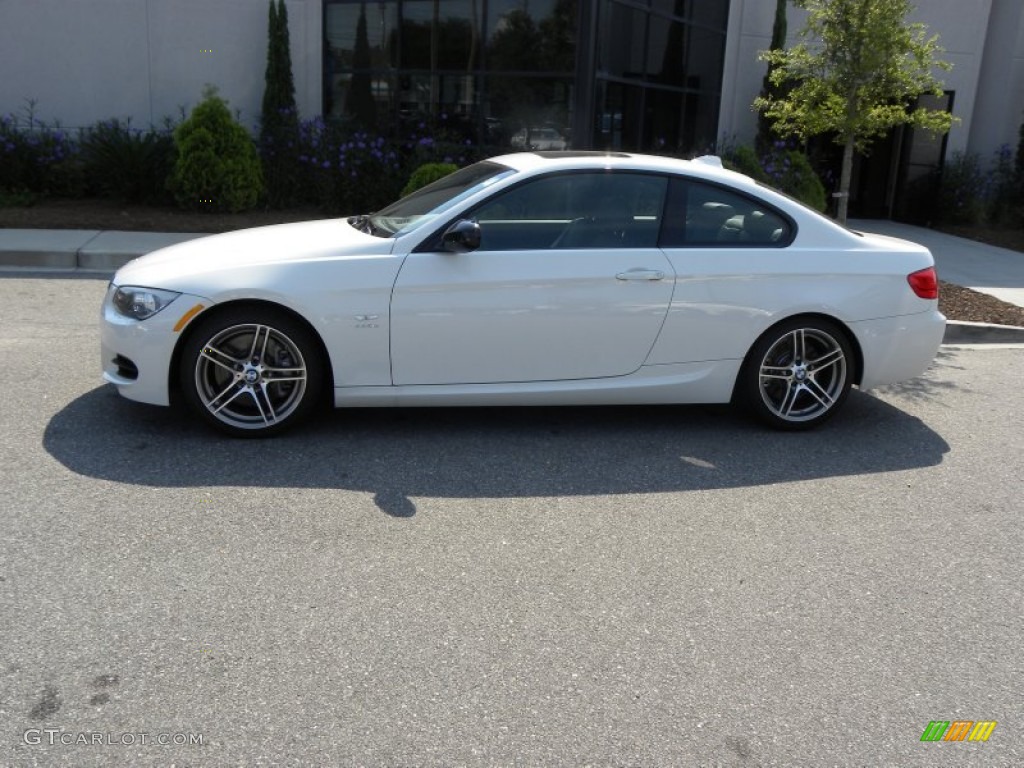 2011 3 Series 335is Coupe - Alpine White / Black photo #2