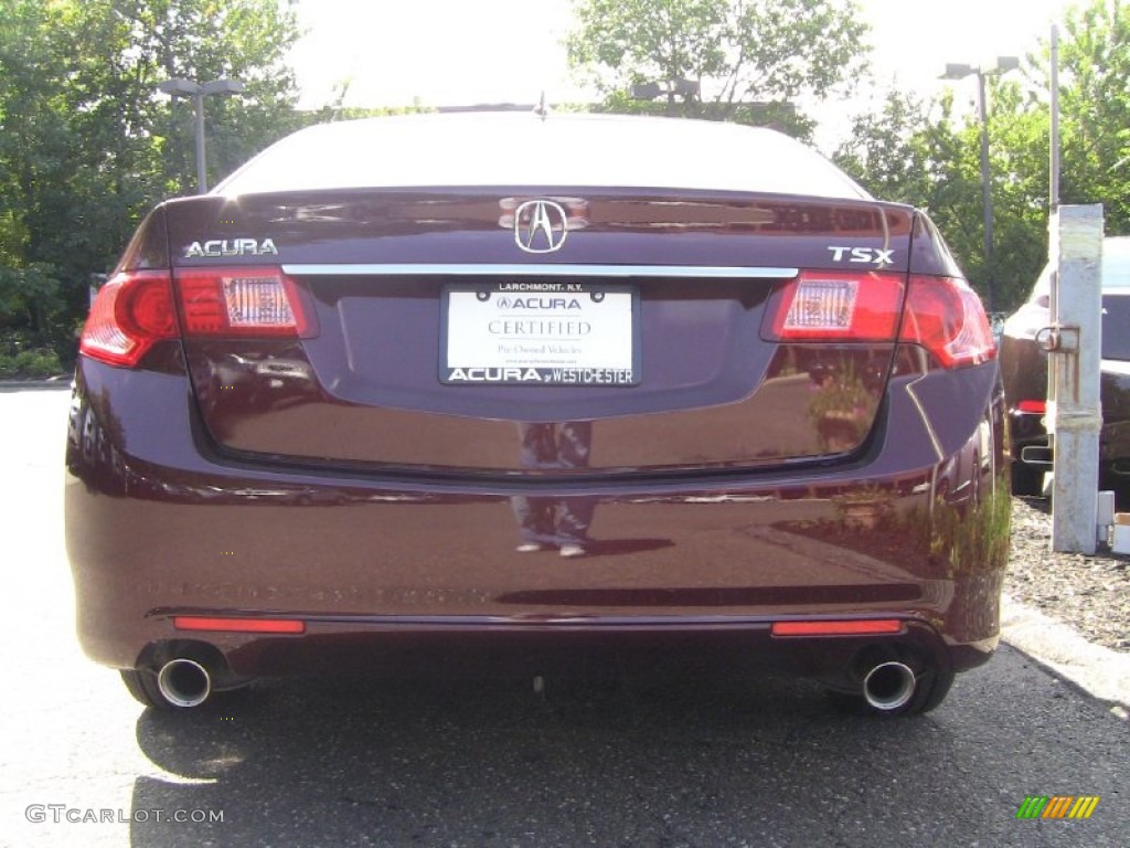2011 TSX Sedan - Basque Red Pearl / Parchment photo #6