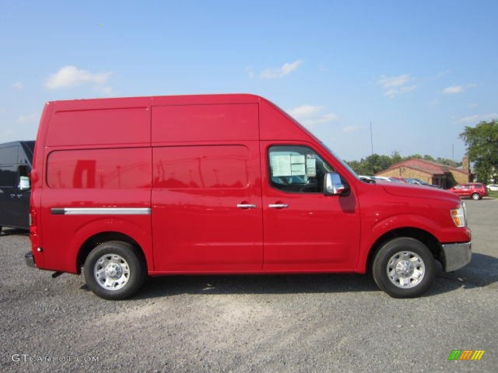 Red Alert 2012 Nissan NV 2500 HD S High Roof Exterior Photo #54011567