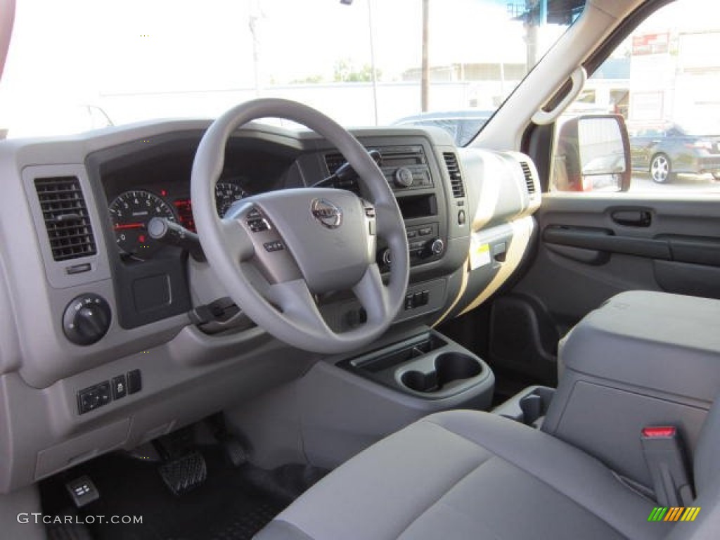 Charcoal Interior 2012 Nissan NV 2500 HD S High Roof Photo #54011627