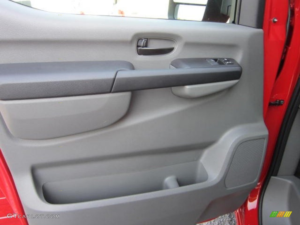 2012 Nissan NV 2500 HD S High Roof Charcoal Door Panel Photo #54011634