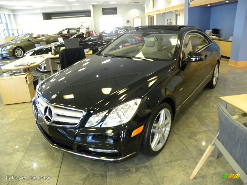 Black 2012 Mercedes-Benz E 350 Coupe Exterior Photo #54011661