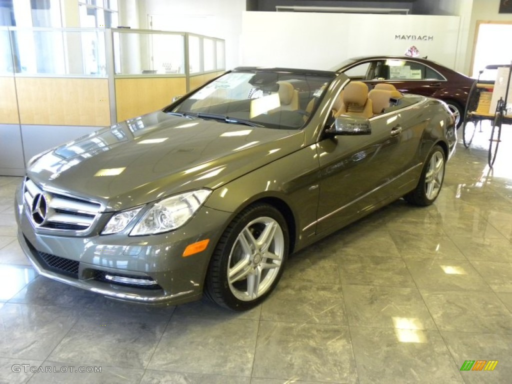 Olivine Gray Metallic 2012 Mercedes-Benz E 350 Cabriolet Exterior Photo #54011929