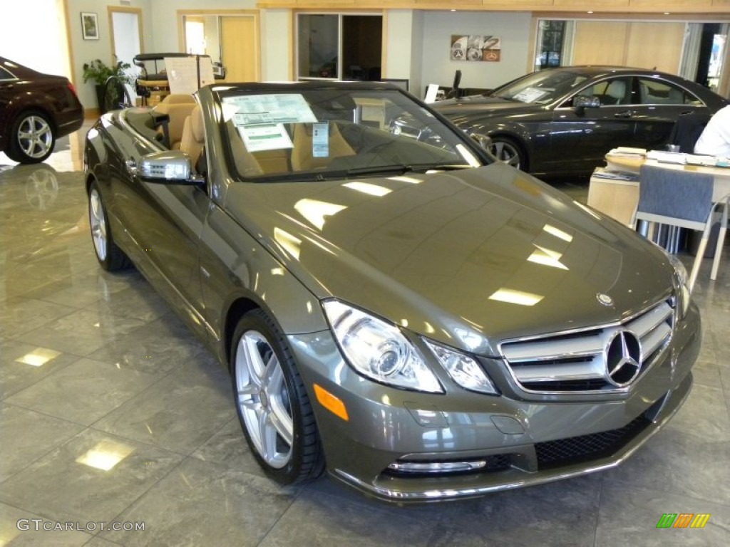 Olivine Gray Metallic 2012 Mercedes-Benz E 350 Cabriolet Exterior Photo #54011947
