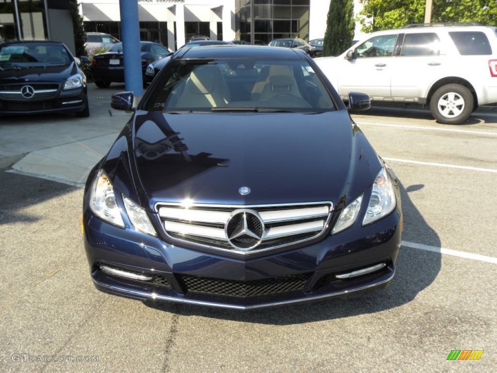 Lunar Blue Metallic 2012 Mercedes-Benz E 350 Coupe Exterior Photo #54012214