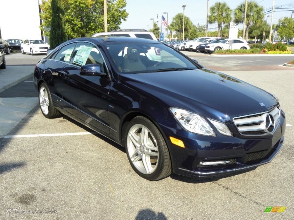 Lunar Blue Metallic 2012 Mercedes-Benz E 350 Coupe Exterior Photo #54012226