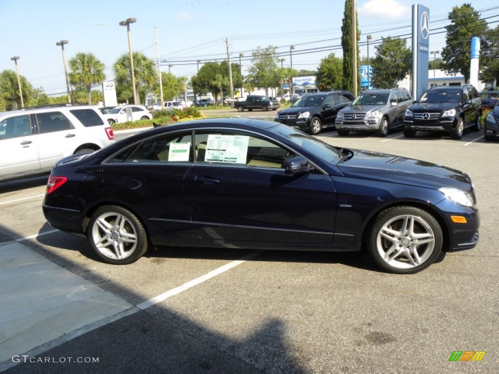 Lunar Blue Metallic 2012 Mercedes-Benz E 350 Coupe Exterior Photo #54012235