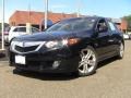 2010 Crystal Black Pearl Acura TSX V6 Sedan  photo #1