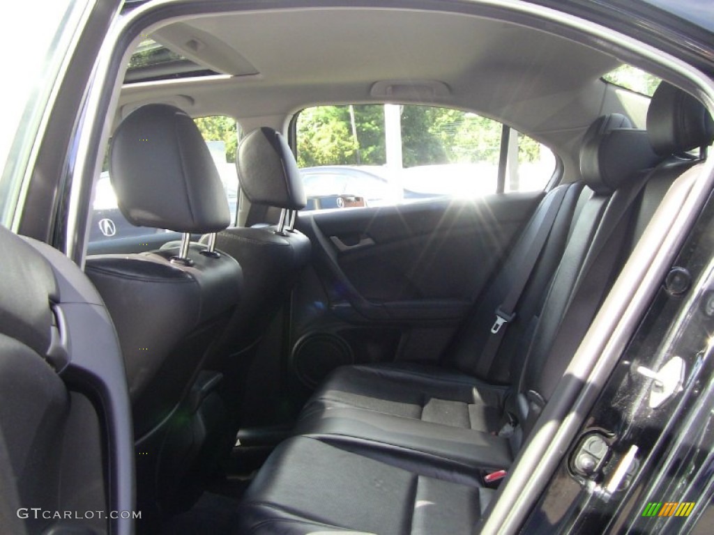 2010 TSX V6 Sedan - Crystal Black Pearl / Ebony photo #17