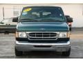 1999 Deep Emerald Green Metallic Ford E Series Van E150 Custom Passenger  photo #4