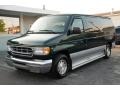 Deep Emerald Green Metallic 1999 Ford E Series Van E150 Custom Passenger Exterior