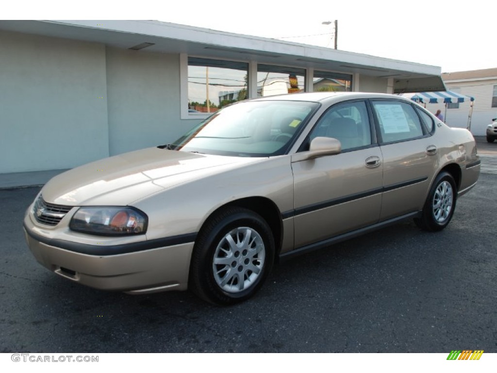 Sandstone Metallic 2005 Chevrolet Impala Standard Impala Model Exterior Photo #54013688