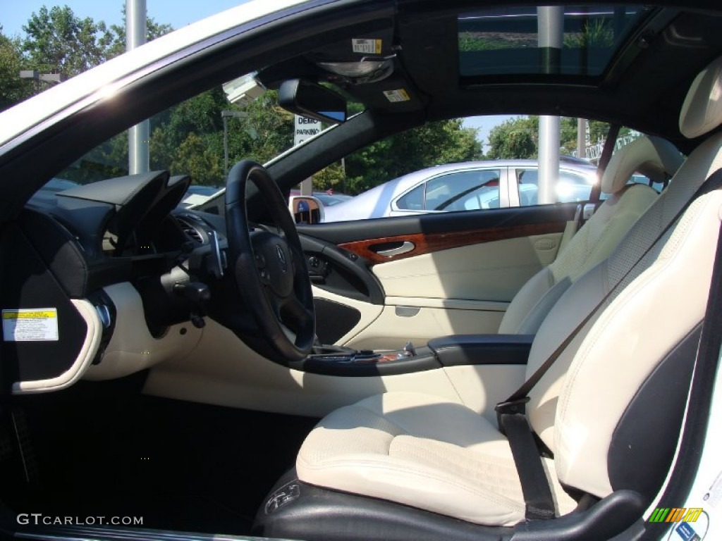 designo Porcelain Premium Leather Interior 2007 Mercedes-Benz SL 55 AMG Roadster Photo #54013758