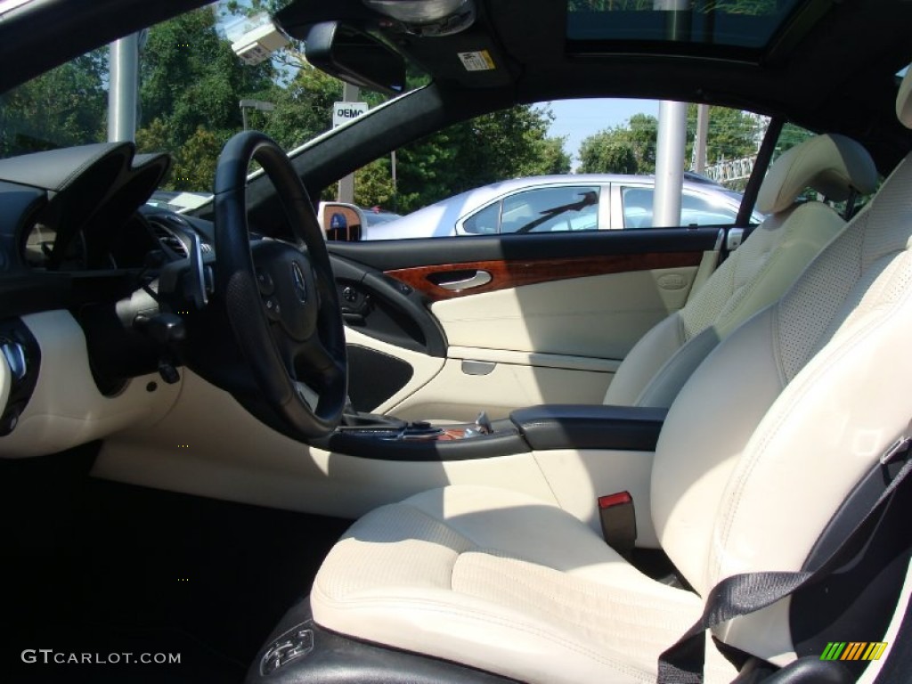 designo Porcelain Premium Leather Interior 2007 Mercedes-Benz SL 55 AMG Roadster Photo #54013771