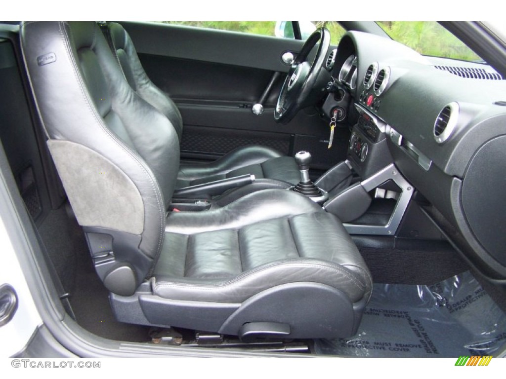 Ebony Black Interior 2001 Audi TT 1.8T Roadster Photo #54016011