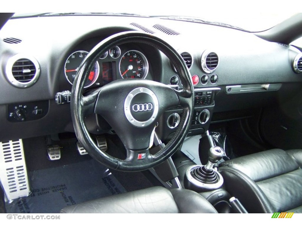 2001 Audi TT 1.8T Roadster Ebony Black Dashboard Photo #54016017
