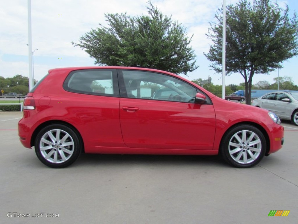 Tornado Red 2011 Volkswagen Golf 2 Door TDI Exterior Photo #54016728