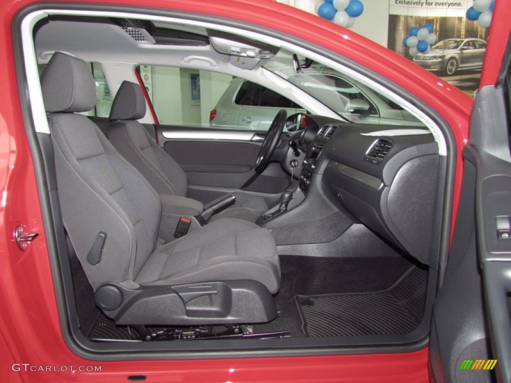 Titan Black Interior 2011 Volkswagen Golf 2 Door TDI Photo #54016762