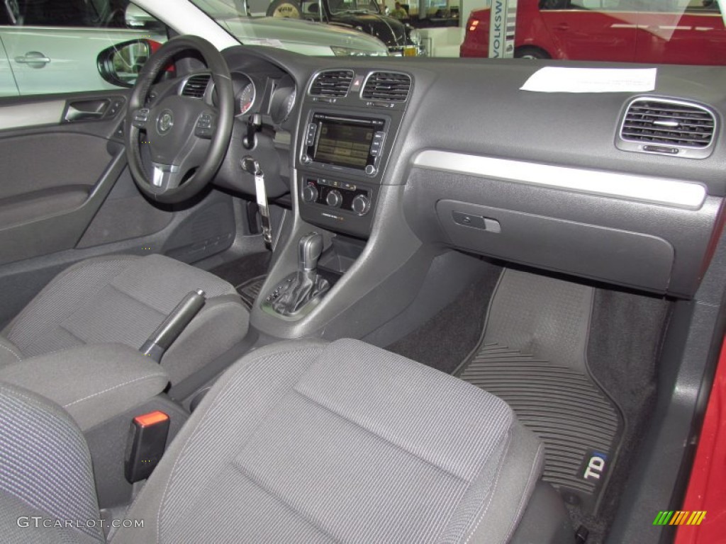 2011 Volkswagen Golf 2 Door TDI Titan Black Dashboard Photo #54016844