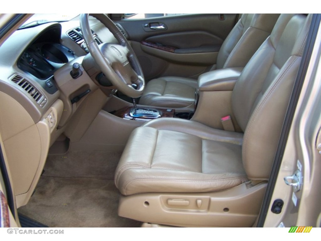 Saddle Interior 2002 Acura MDX Standard MDX Model Photo #54016964