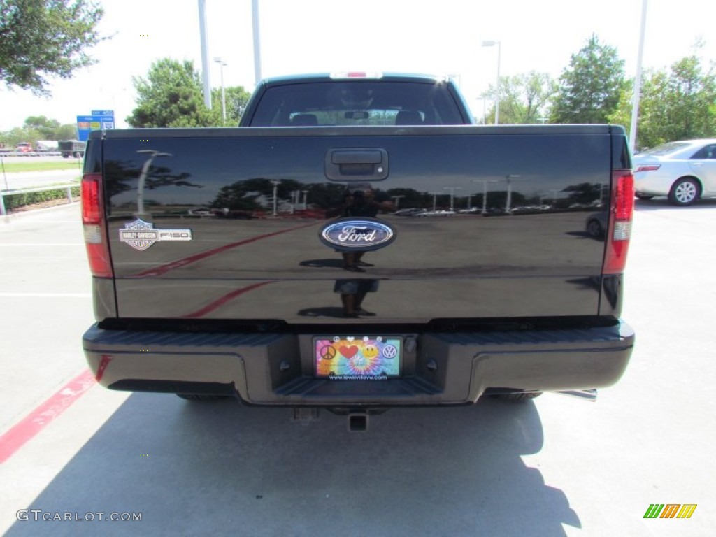 2006 F150 Harley-Davidson SuperCab 4x4 - Black / Black photo #4