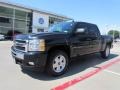 2009 Black Chevrolet Silverado 1500 LT Crew Cab 4x4  photo #1