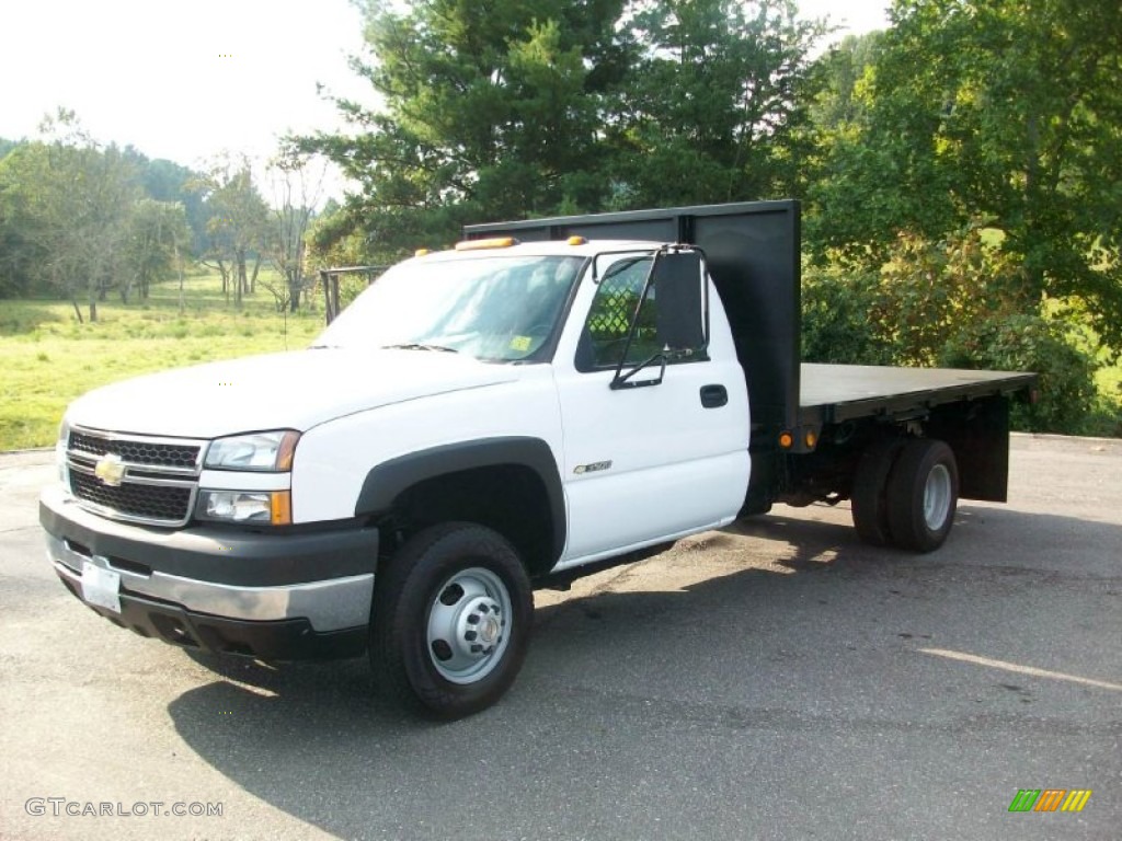 2007 Silverado 3500HD Classic Regular Cab Chassis - Summit White / Dark Charcoal photo #1