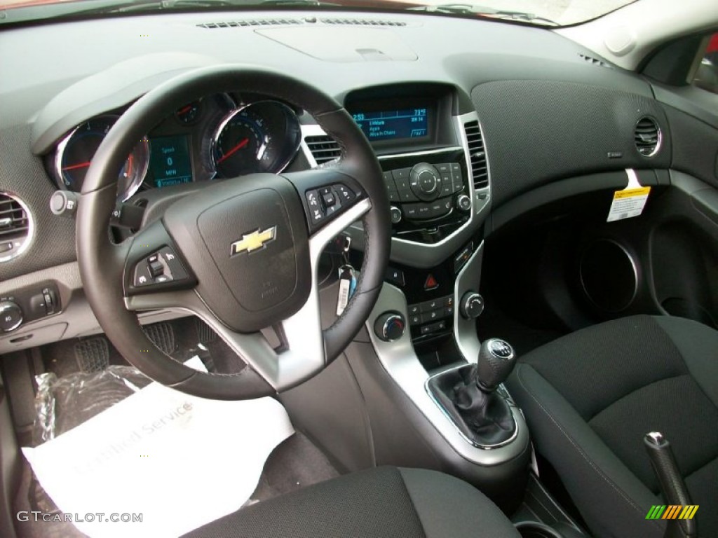2012 Chevrolet Cruze LT/RS Jet Black Dashboard Photo #54019376